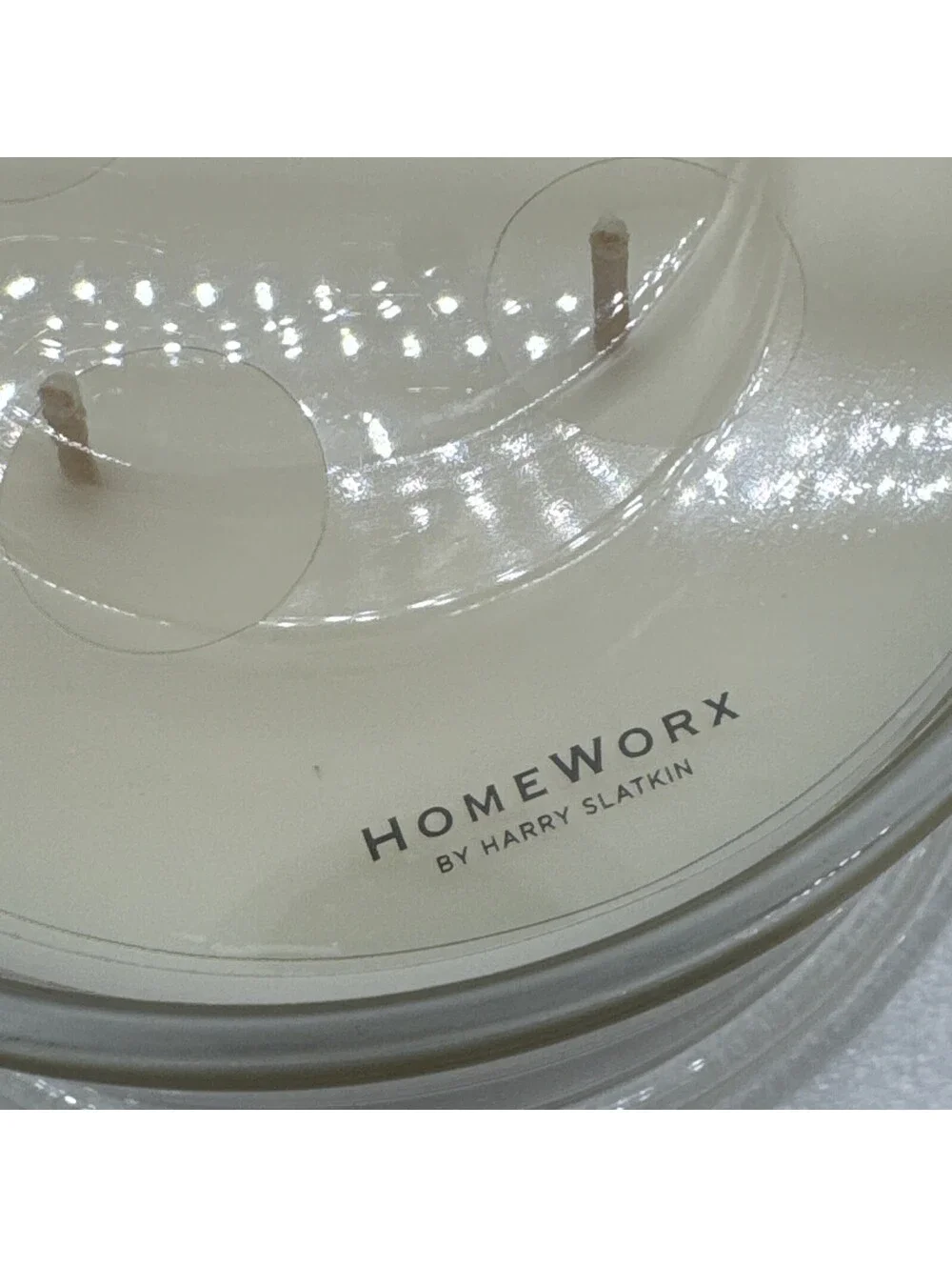 HomeWorx by Harry Slatkin Vanilla Coconut Sorbet 4-Wick Candle 18 oz NEW